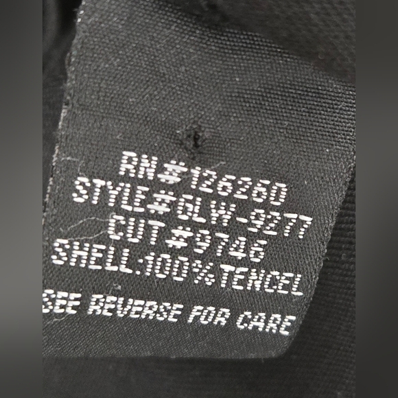 Velvet Heart L Jumpsuit Black Tencel Sleeveless Button Down Elastic Drawstring - Picture 8 of 8